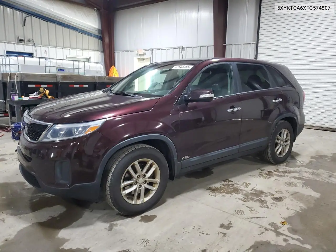 5XYKTCA6XFG574807 2015 Kia Sorento Lx