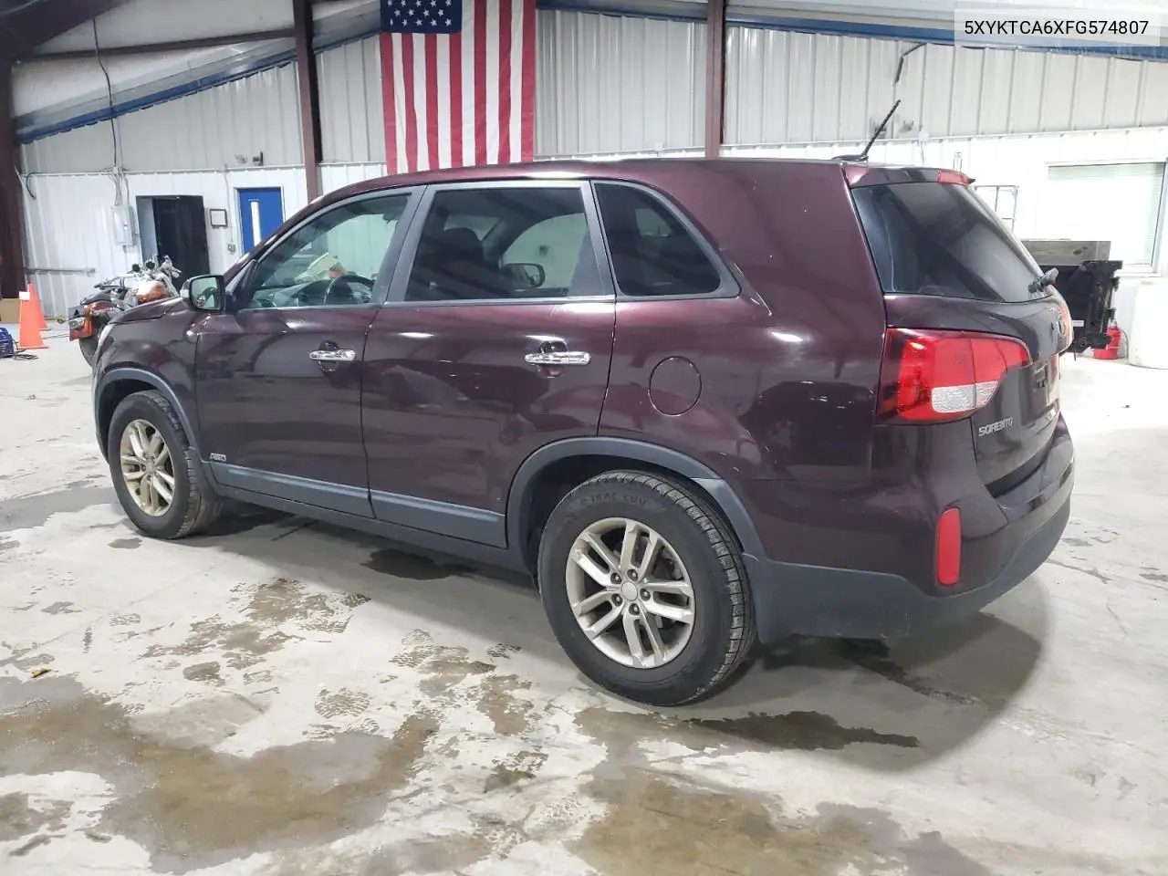 5XYKTCA6XFG574807 2015 Kia Sorento Lx
