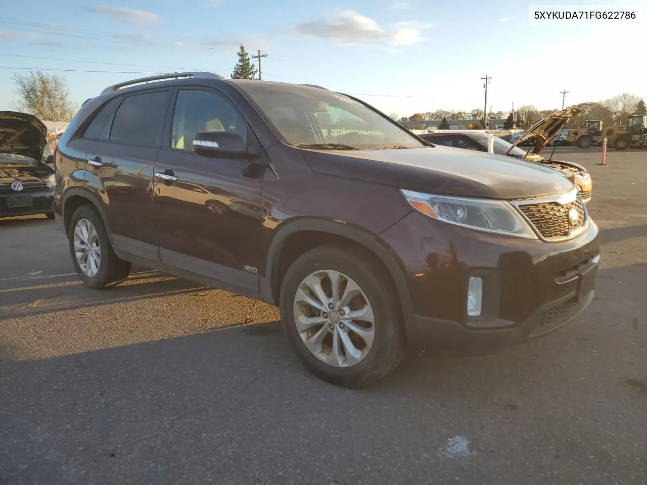 5XYKUDA71FG622786 2015 Kia Sorento Ex
