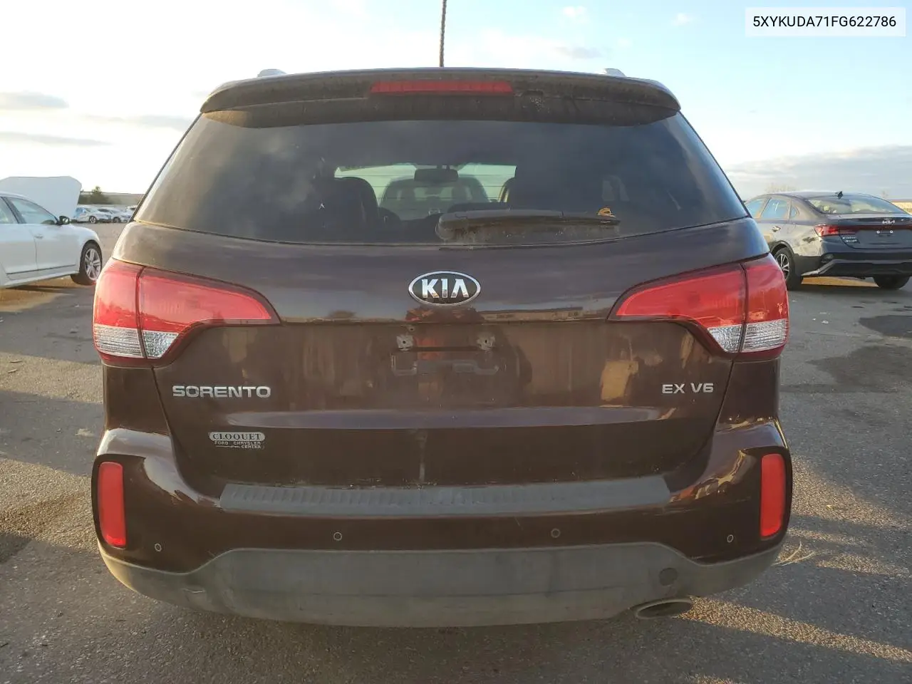 5XYKUDA71FG622786 2015 Kia Sorento Ex