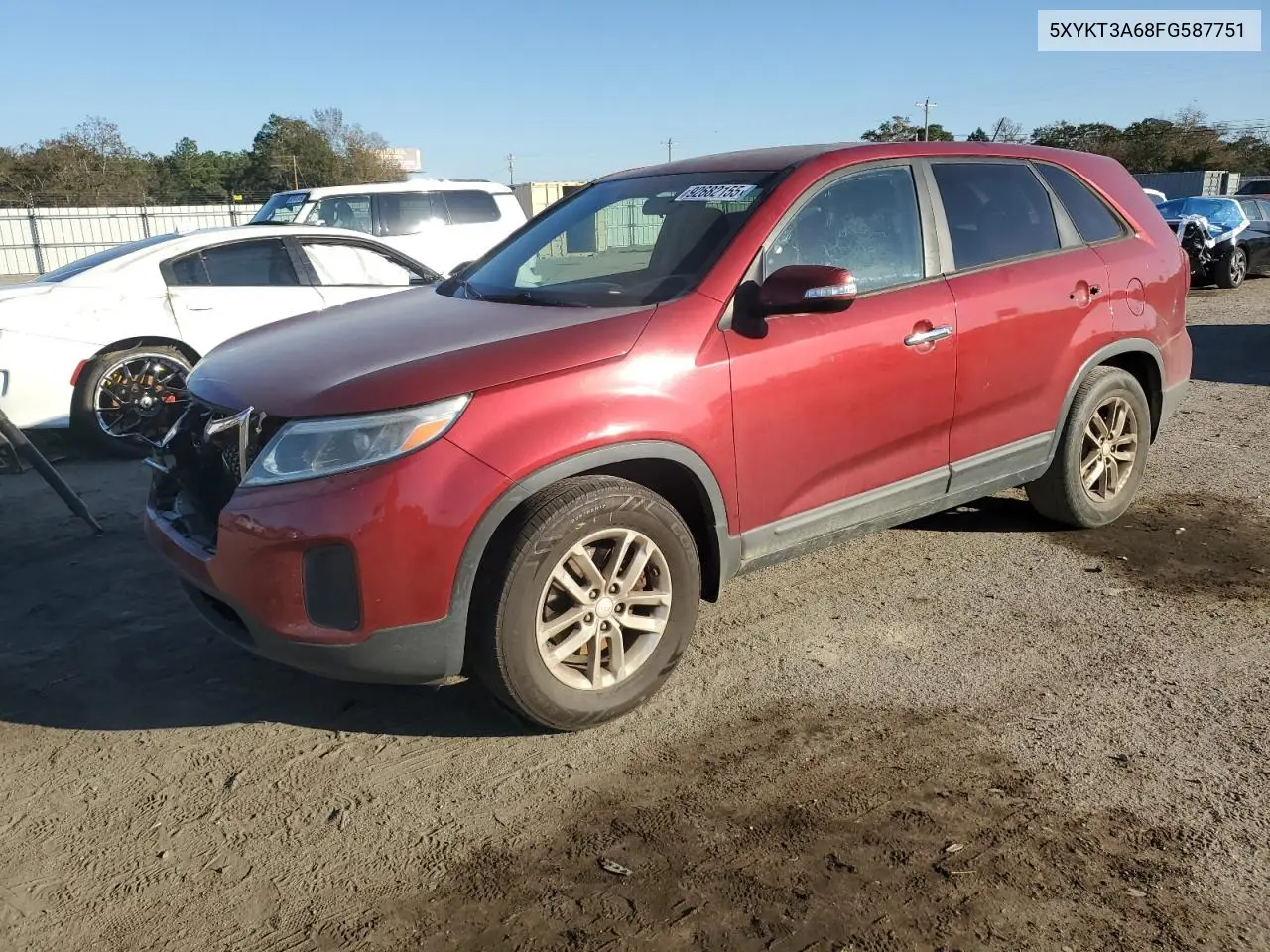 5XYKT3A68FG587751 2015 Kia Sorento Lx