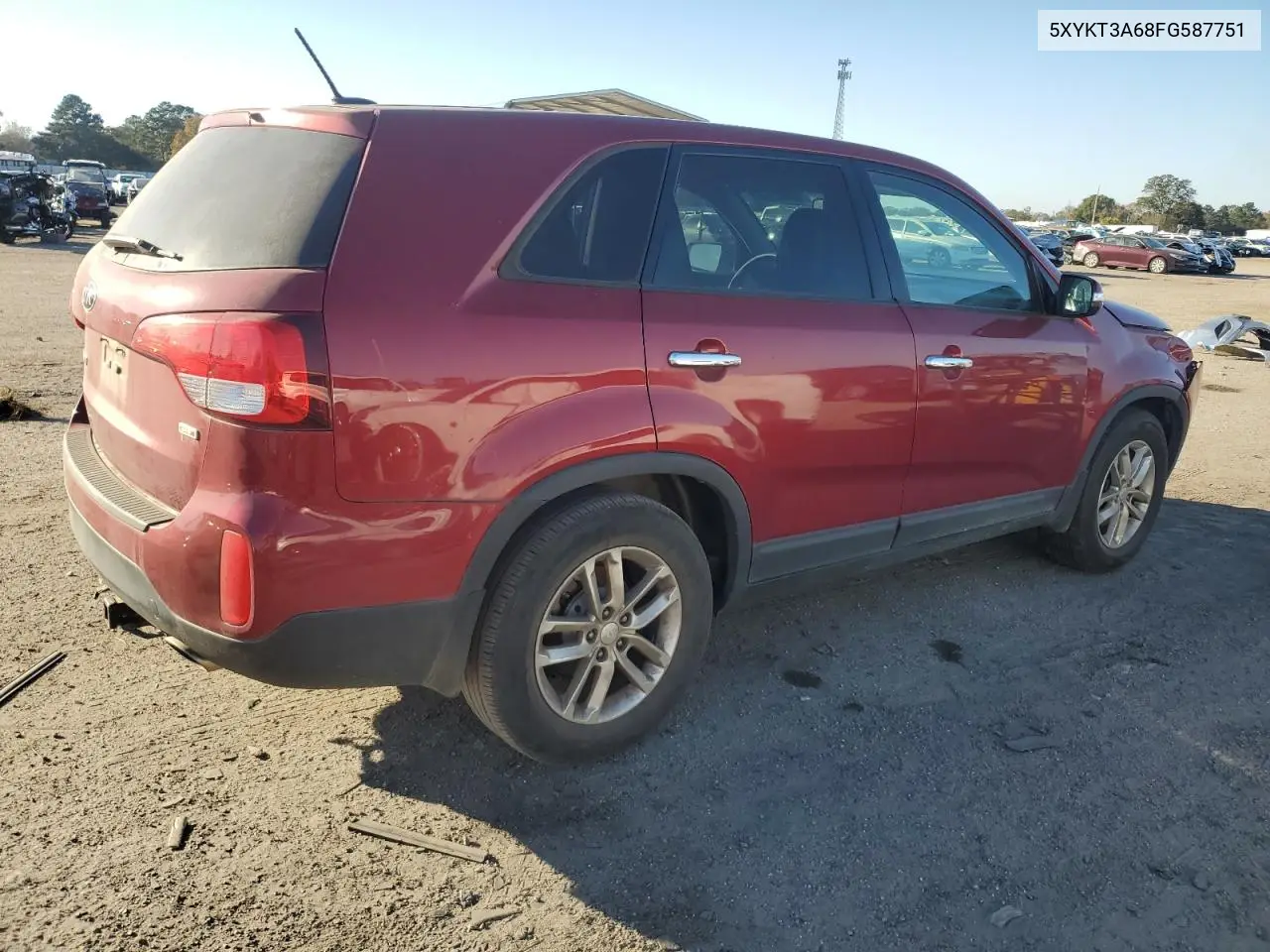 5XYKT3A68FG587751 2015 Kia Sorento Lx
