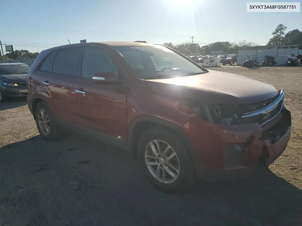 5XYKT3A68FG587751 2015 Kia Sorento Lx