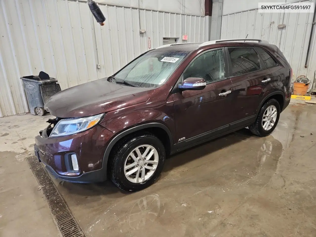 5XYKTCA64FG591697 2015 Kia Sorento Lx