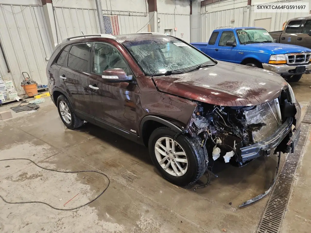 5XYKTCA64FG591697 2015 Kia Sorento Lx