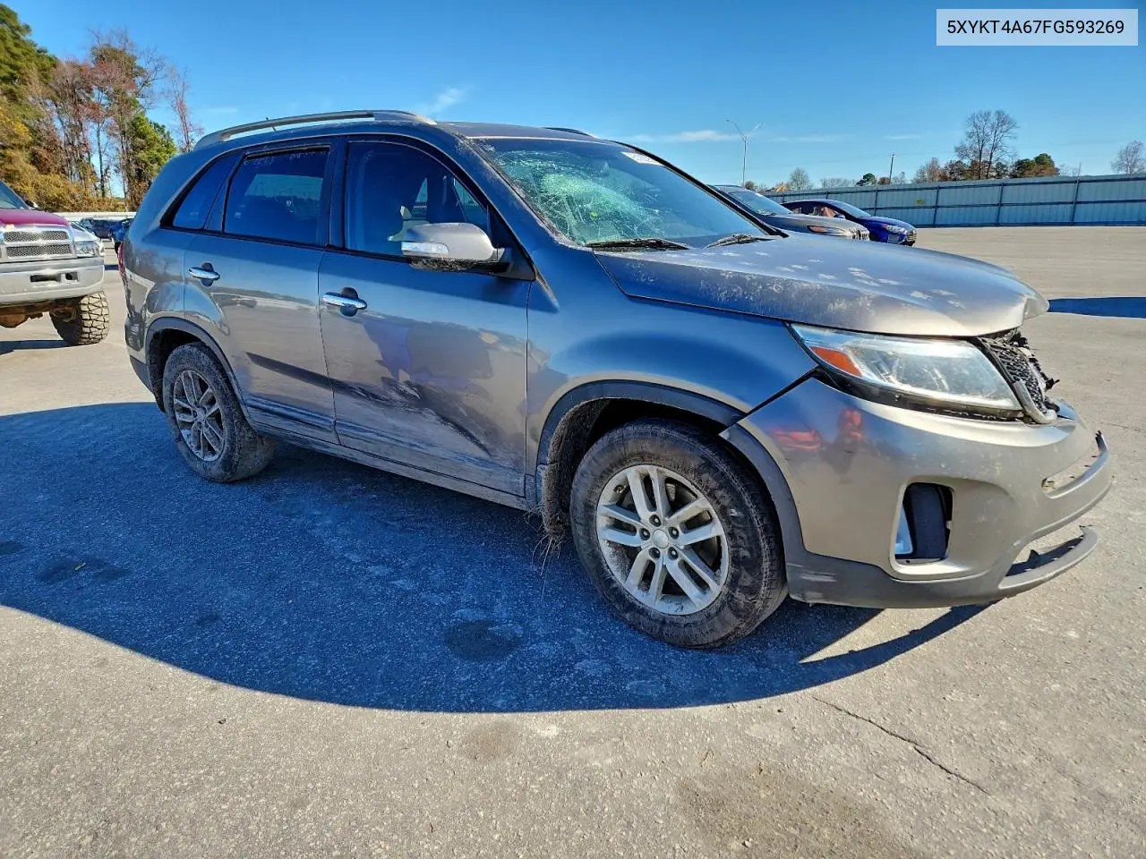 5XYKT4A67FG593269 2015 Kia Sorento Lx