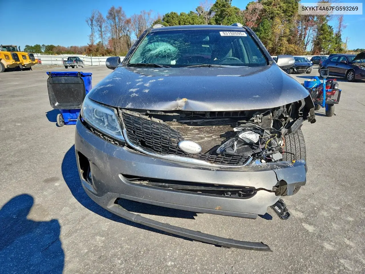 5XYKT4A67FG593269 2015 Kia Sorento Lx