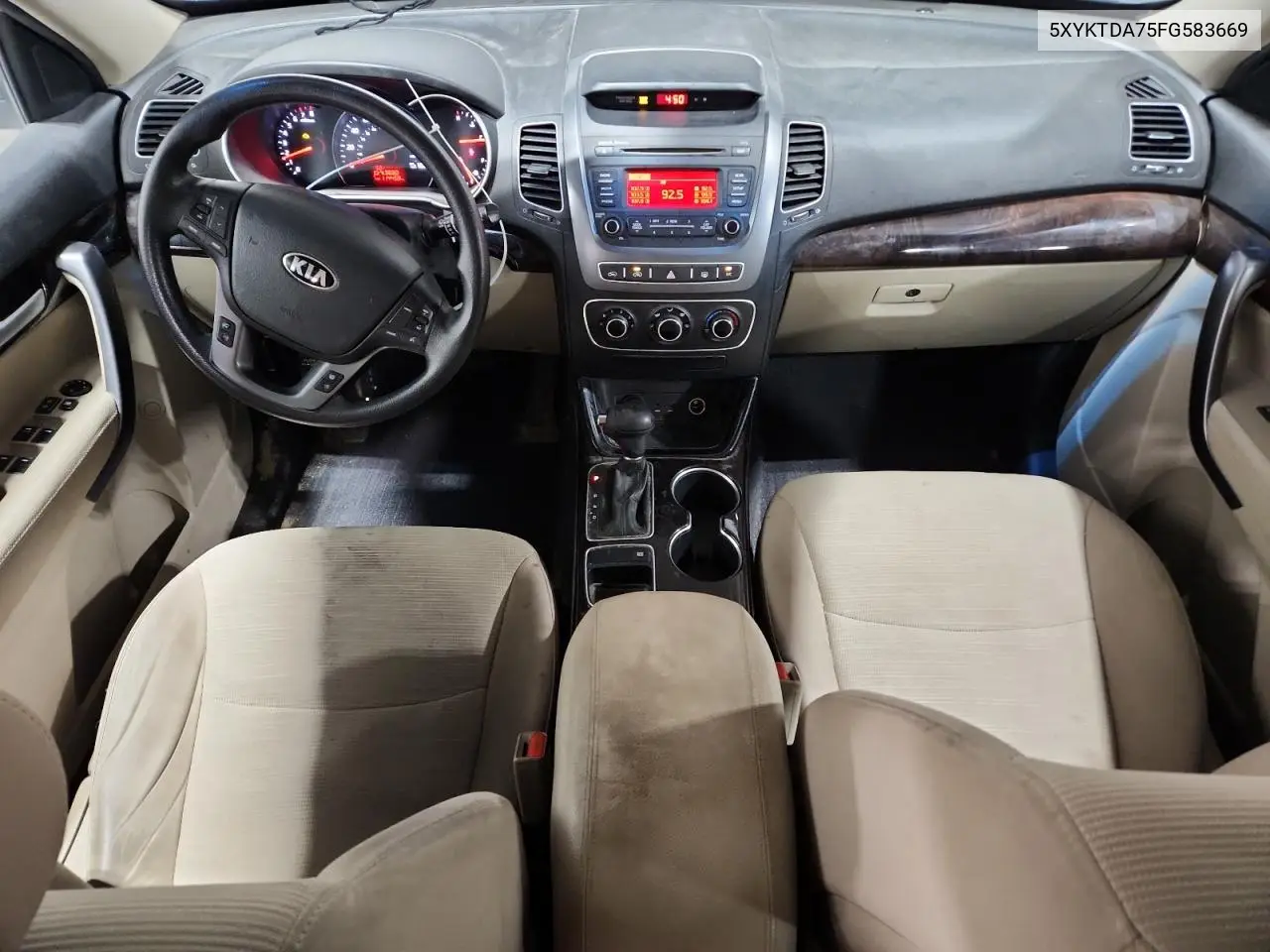 5XYKTDA75FG583669 2015 Kia Sorento Lx