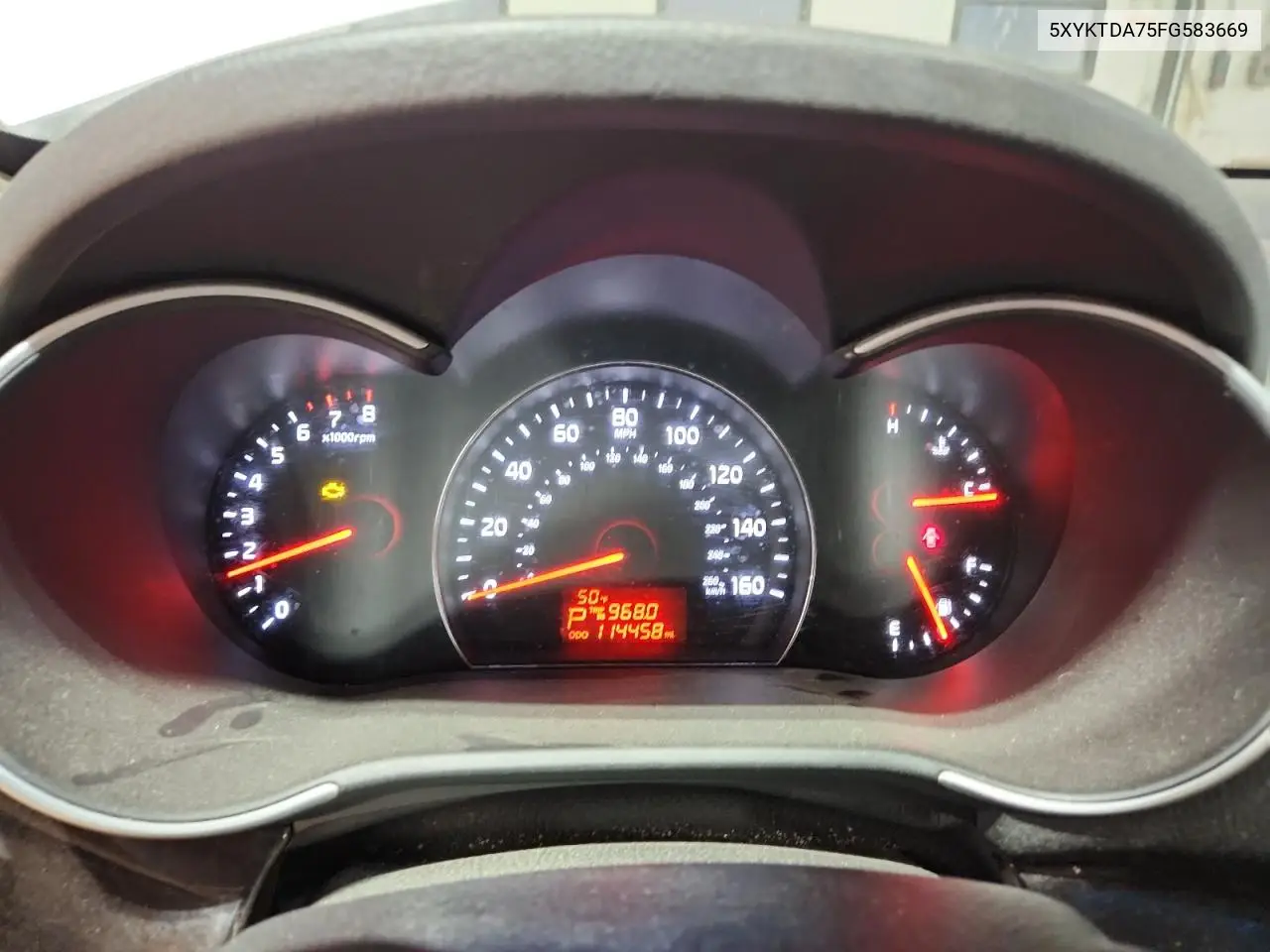 5XYKTDA75FG583669 2015 Kia Sorento Lx