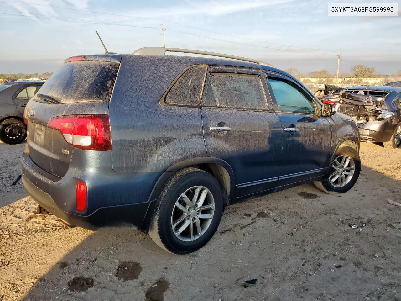 5XYKT3A68FG599995 2015 Kia Sorento Lx