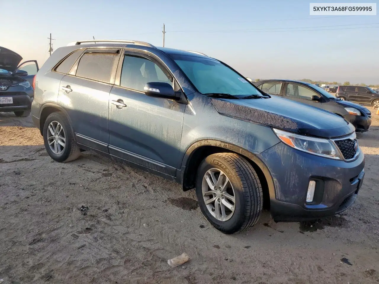 5XYKT3A68FG599995 2015 Kia Sorento Lx