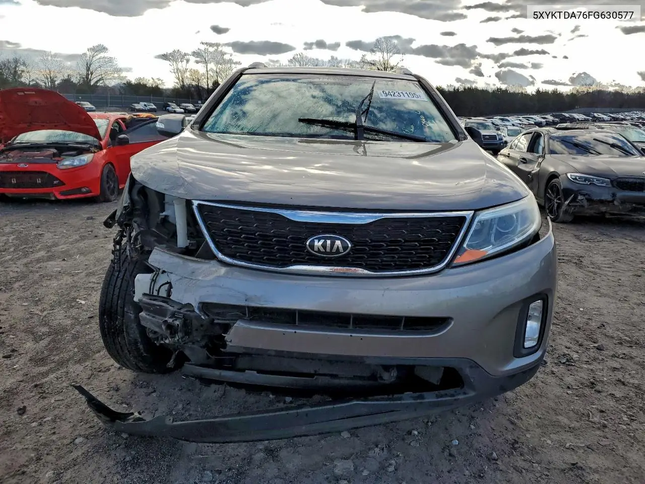 5XYKTDA76FG630577 2015 Kia Sorento Lx
