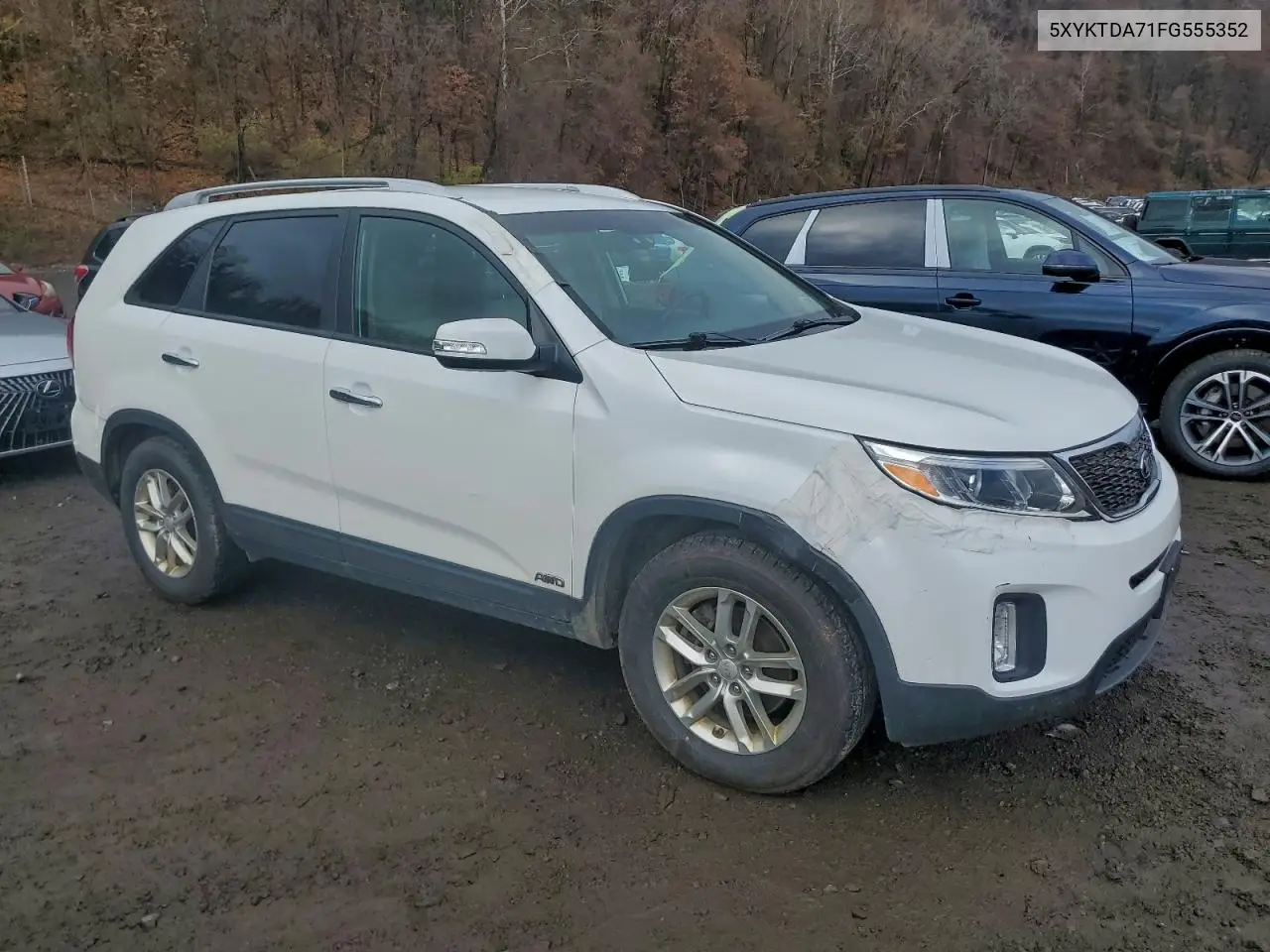 5XYKTDA71FG555352 2015 Kia Sorento Lx