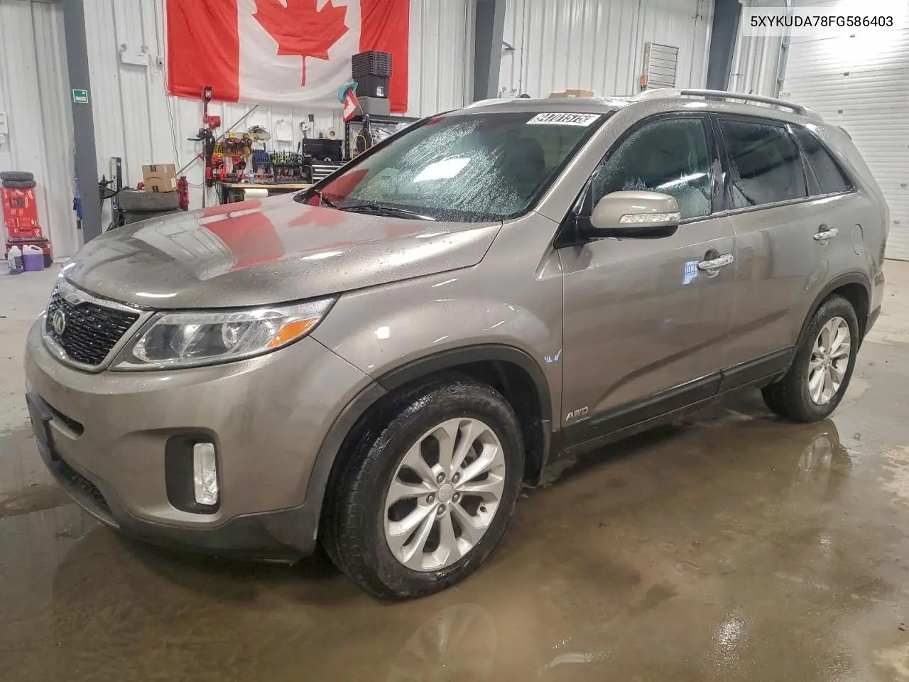 5XYKUDA78FG586403 2015 Kia Sorento Ex