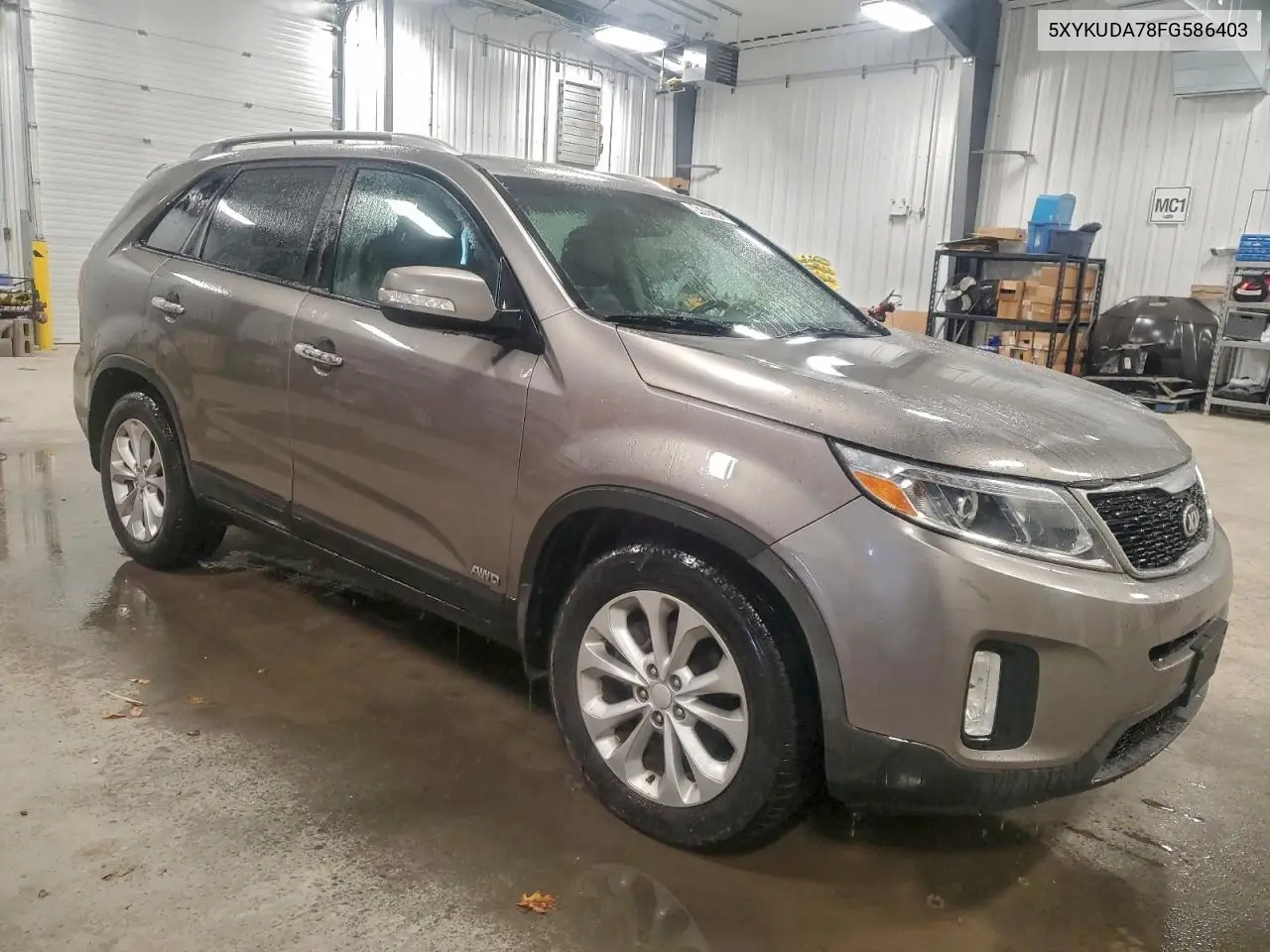 5XYKUDA78FG586403 2015 Kia Sorento Ex