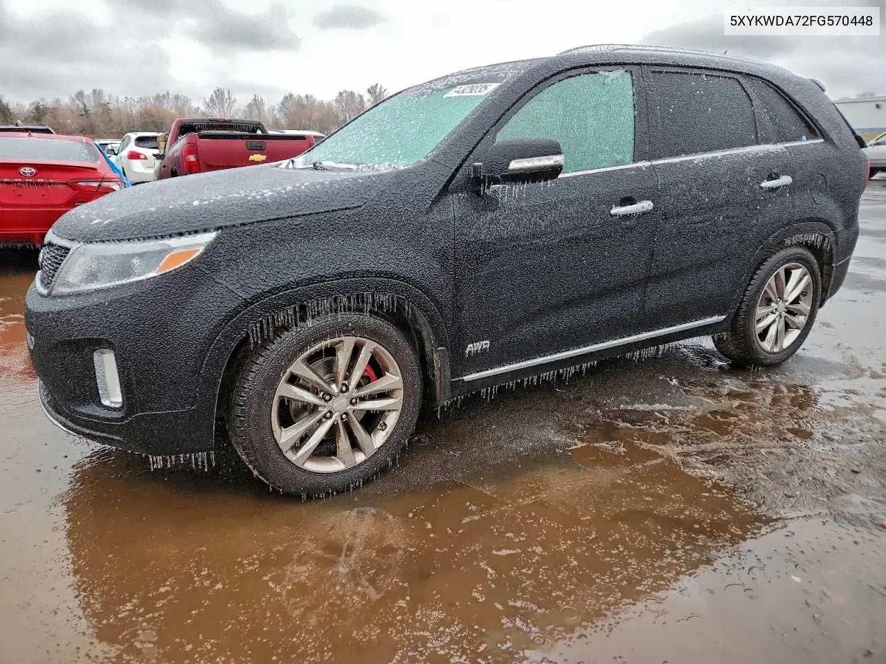 5XYKWDA72FG570448 2015 Kia Sorento Sx