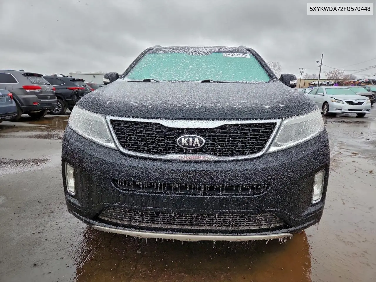 5XYKWDA72FG570448 2015 Kia Sorento Sx