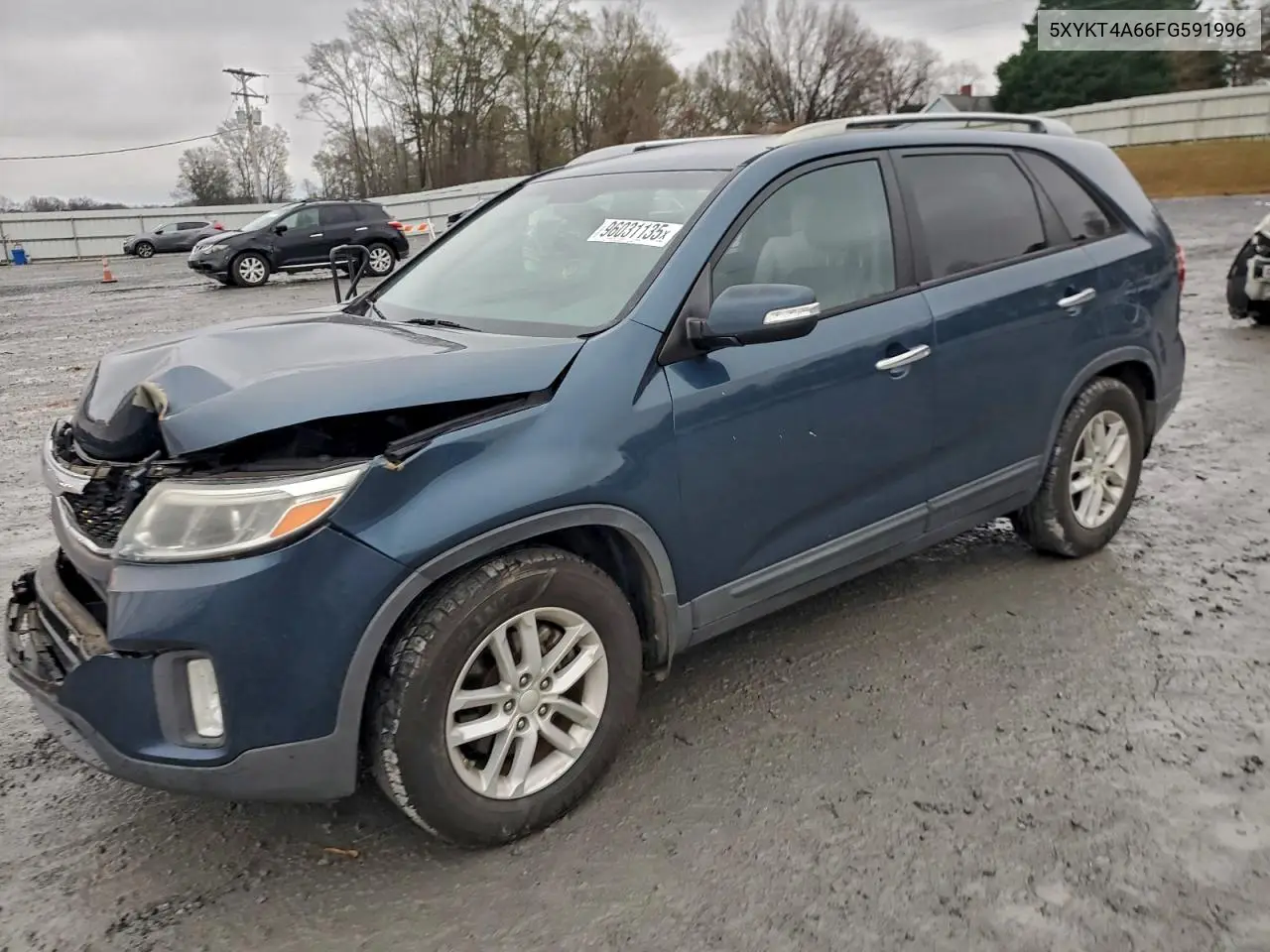 5XYKT4A66FG591996 2015 Kia Sorento Lx
