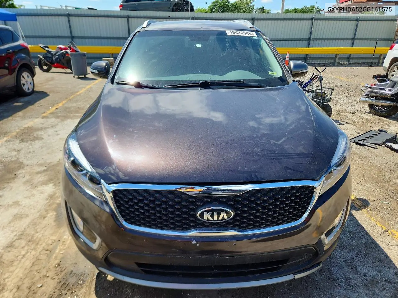 5XYPHDA52GG161575 2016 Kia Sorento Ex