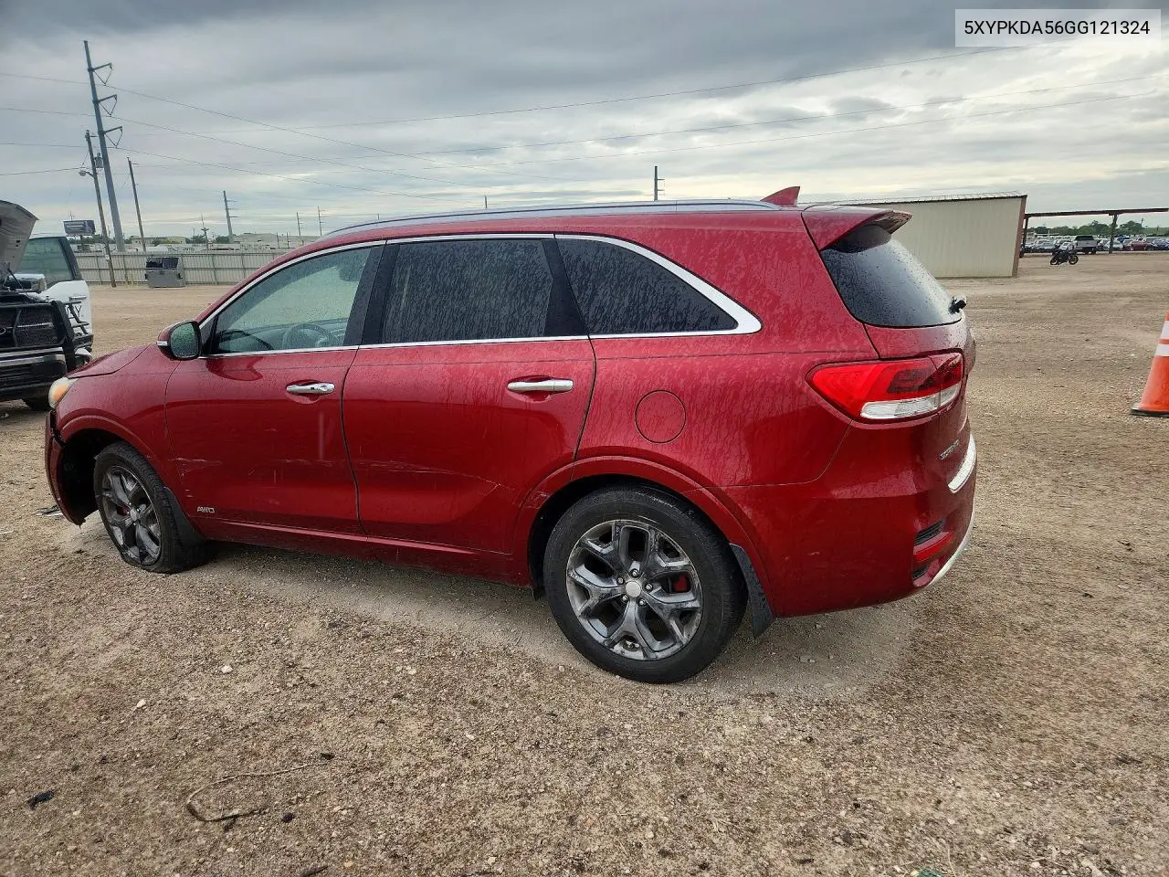 5XYPKDA56GG121324 2016 Kia Sorento Sx V6