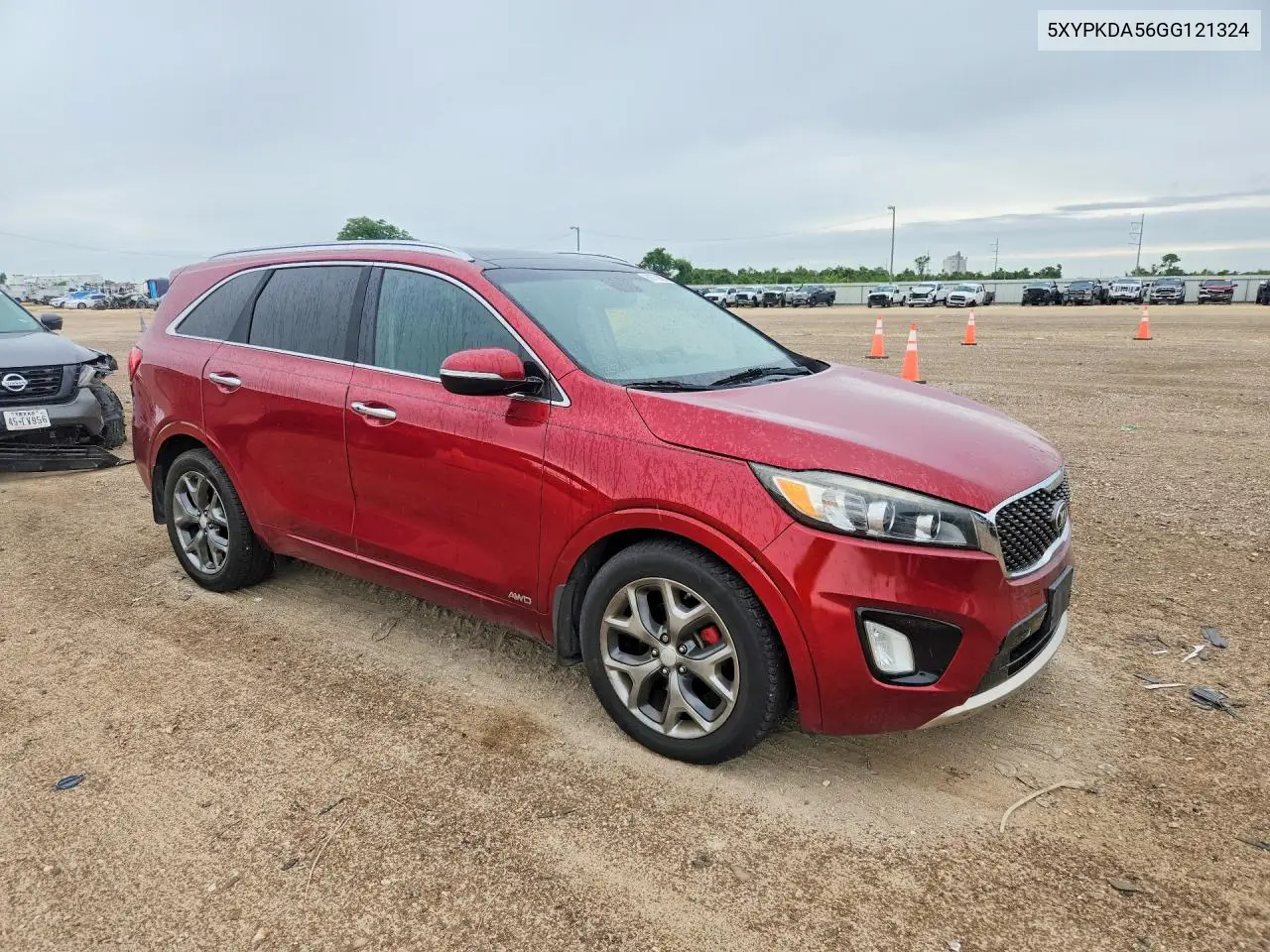 5XYPKDA56GG121324 2016 Kia Sorento Sx V6