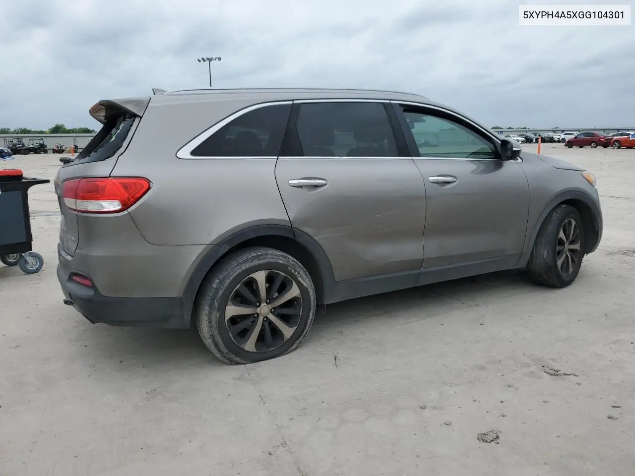 5XYPH4A5XGG104301 2016 Kia Sorento Ex