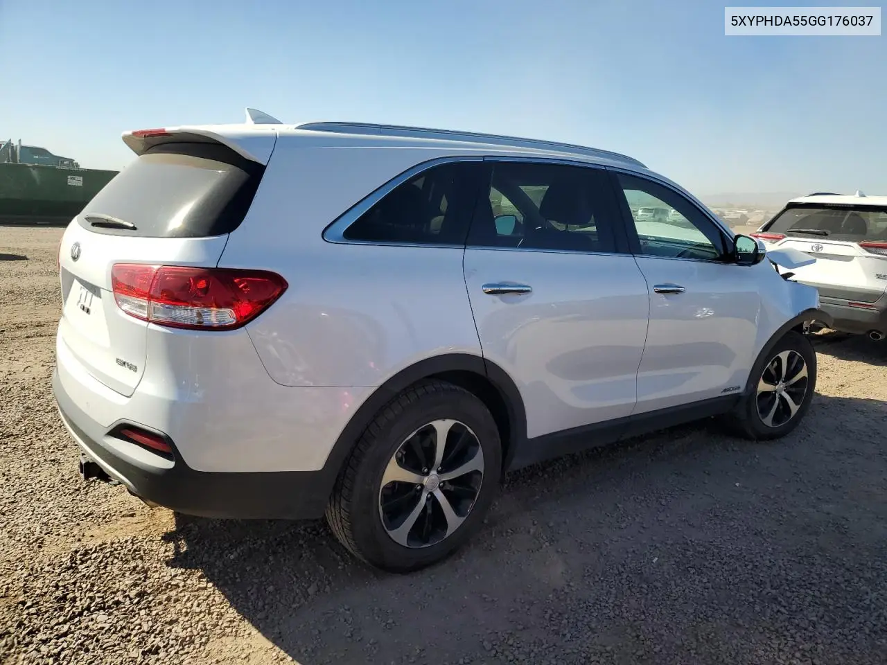 5XYPHDA55GG176037 2016 Kia Sorento Ex