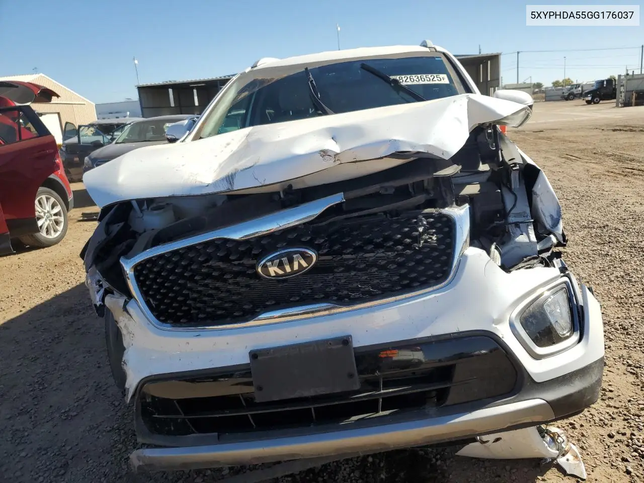 5XYPHDA55GG176037 2016 Kia Sorento Ex