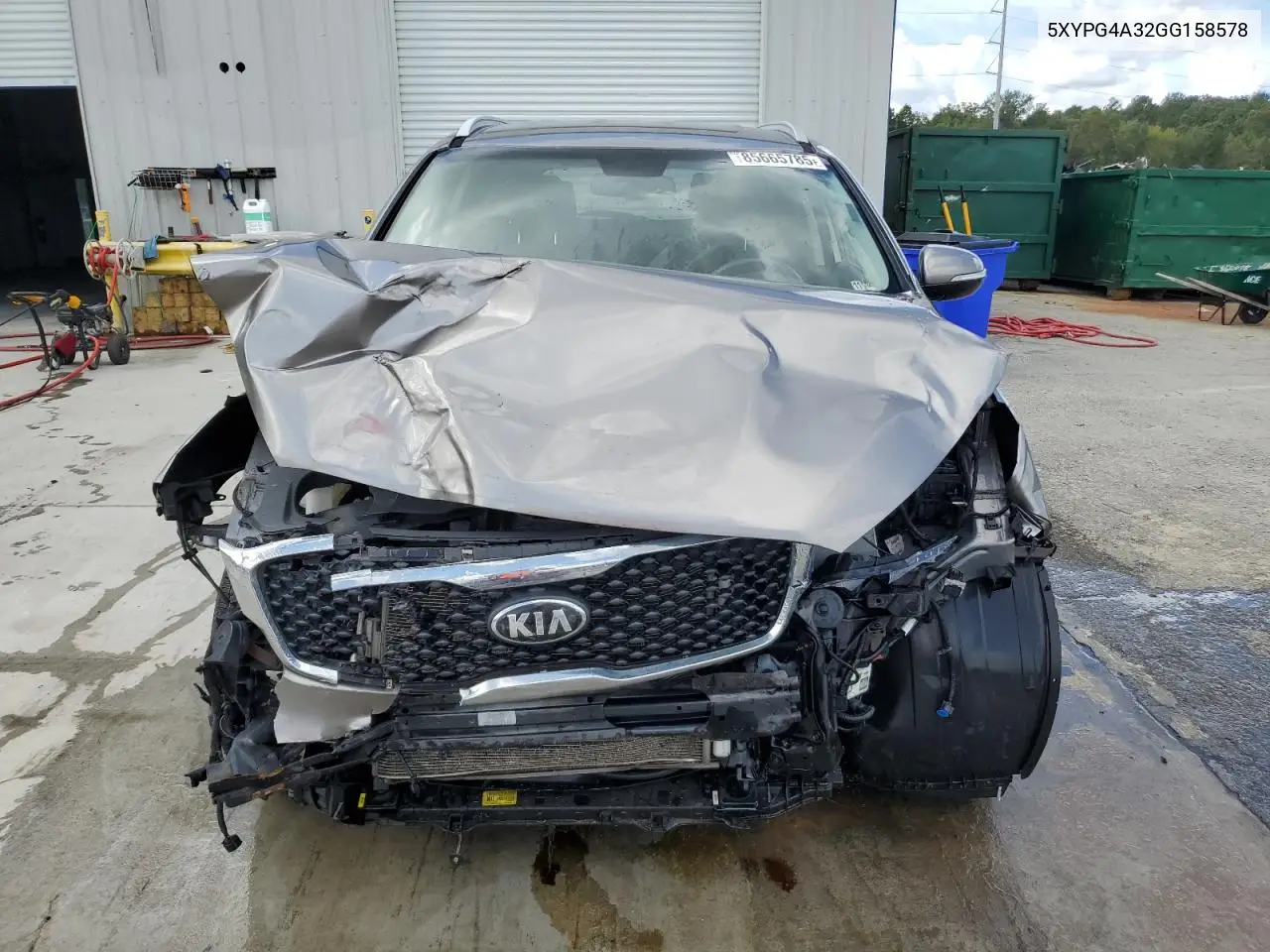 5XYPG4A32GG158578 2016 Kia Sorento Lx