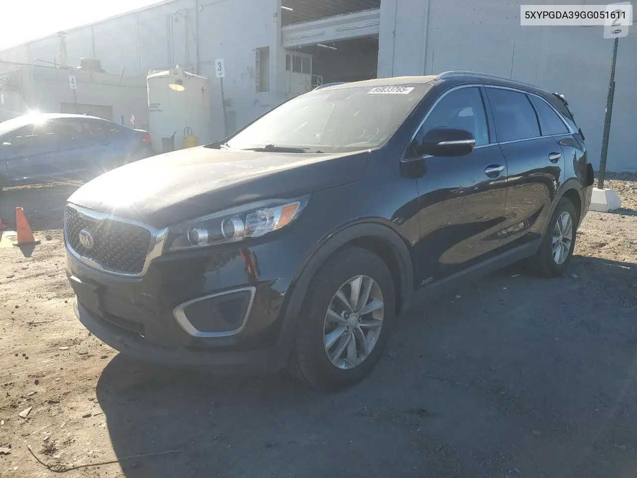 5XYPGDA39GG051611 2016 Kia Sorento Lx