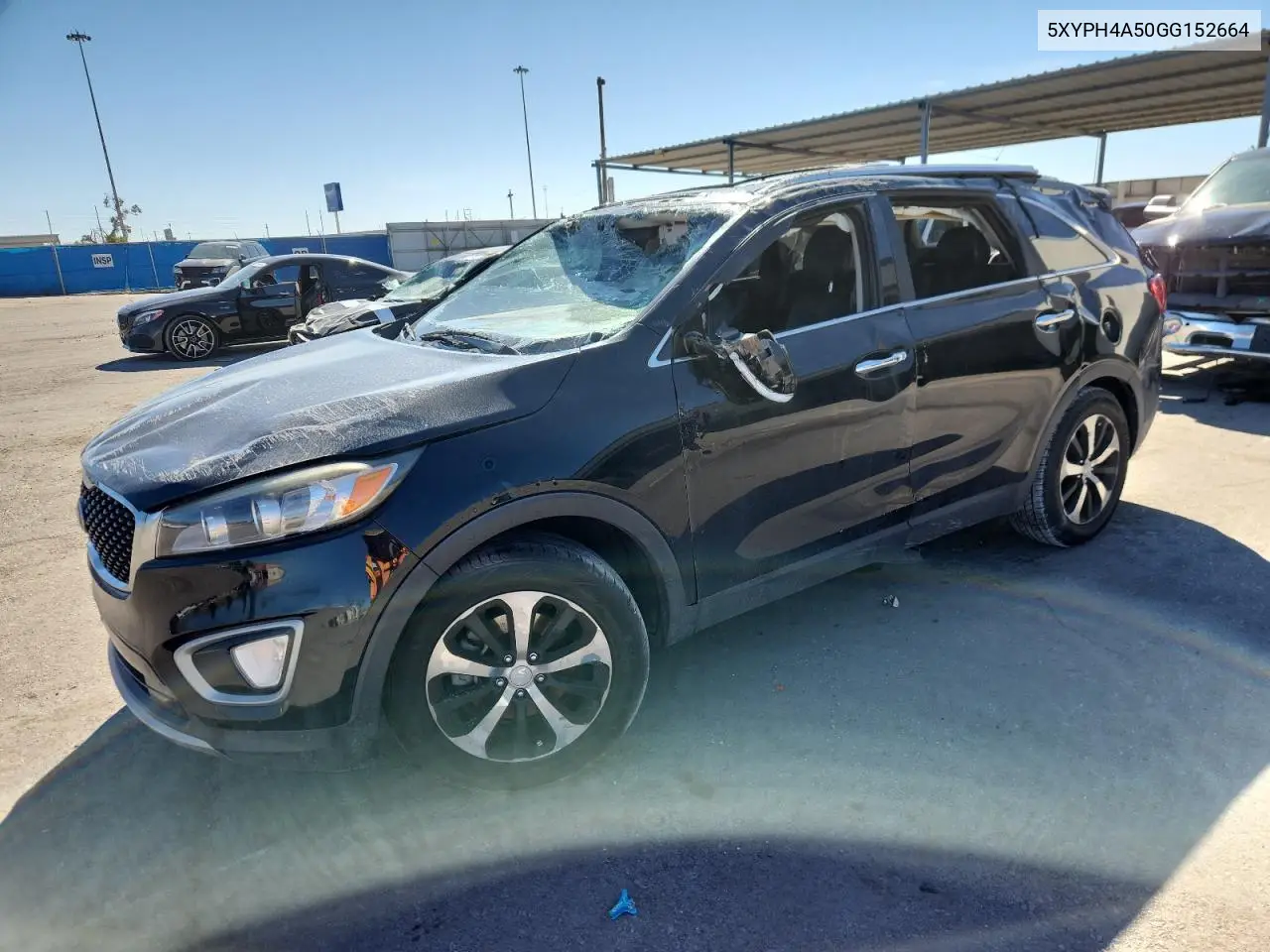 5XYPH4A50GG152664 2016 Kia Sorento Ex