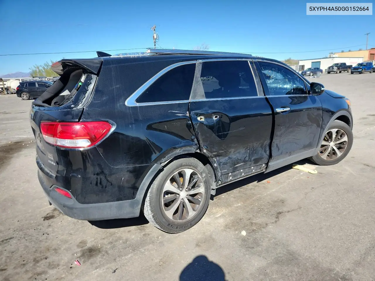 5XYPH4A50GG152664 2016 Kia Sorento Ex