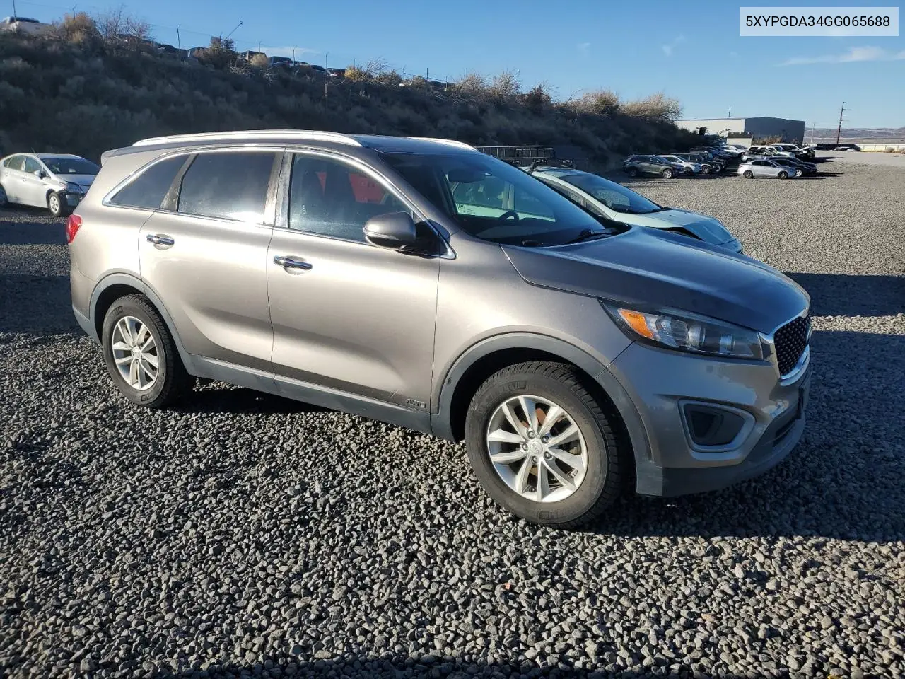 5XYPGDA34GG065688 2016 Kia Sorento Lx