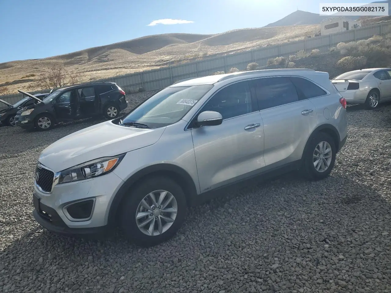5XYPGDA35GG082175 2016 Kia Sorento Lx
