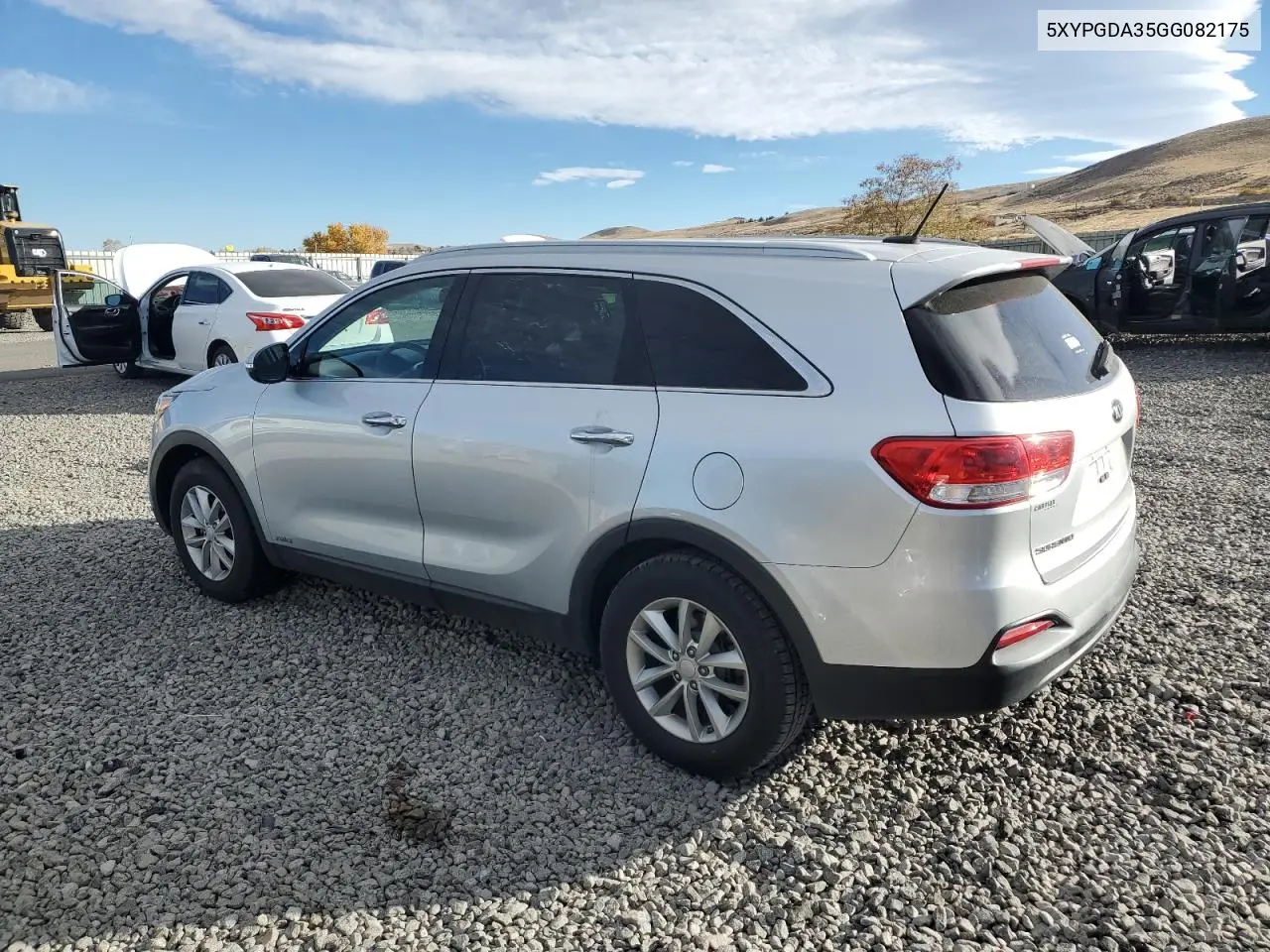 5XYPGDA35GG082175 2016 Kia Sorento Lx