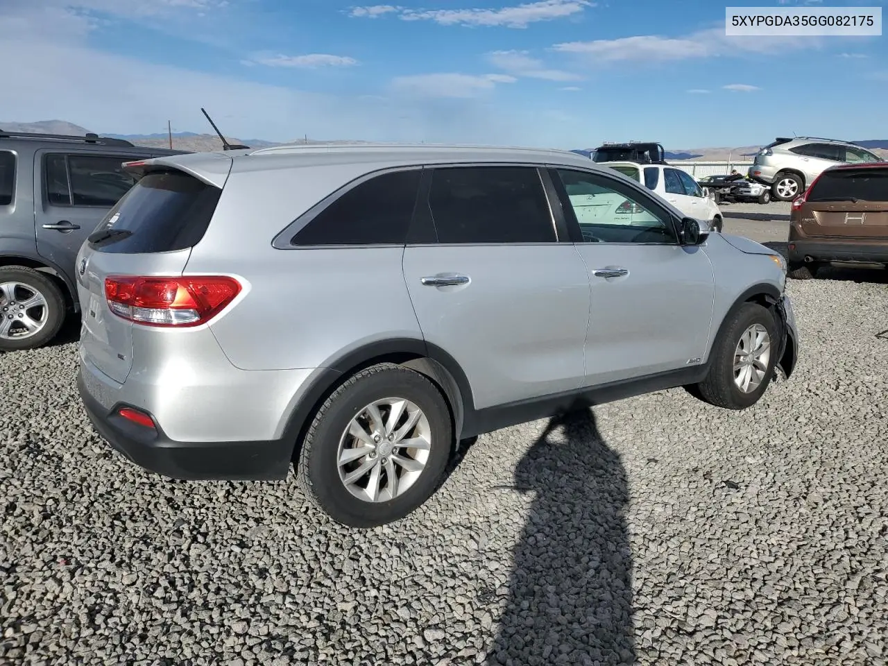5XYPGDA35GG082175 2016 Kia Sorento Lx