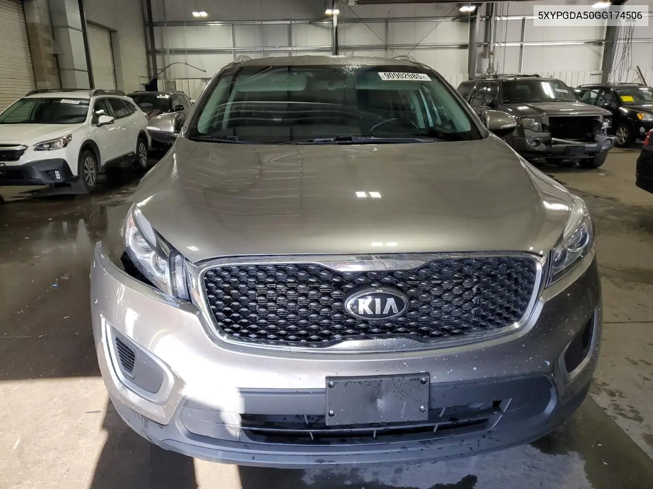 5XYPGDA50GG174506 2016 Kia Sorento Lx