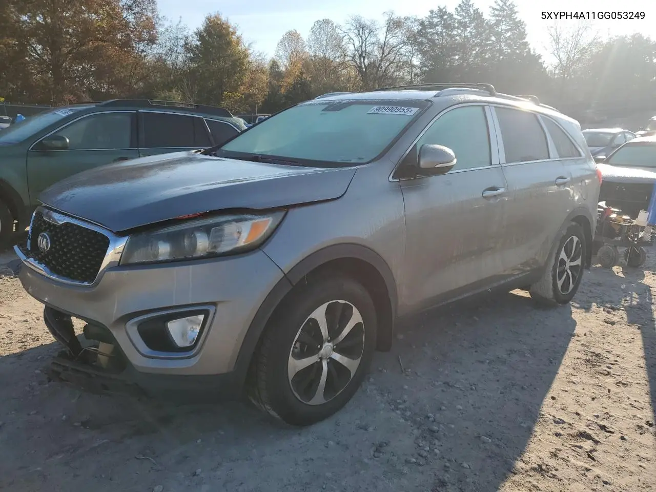 5XYPH4A11GG053249 2016 Kia Sorento Ex