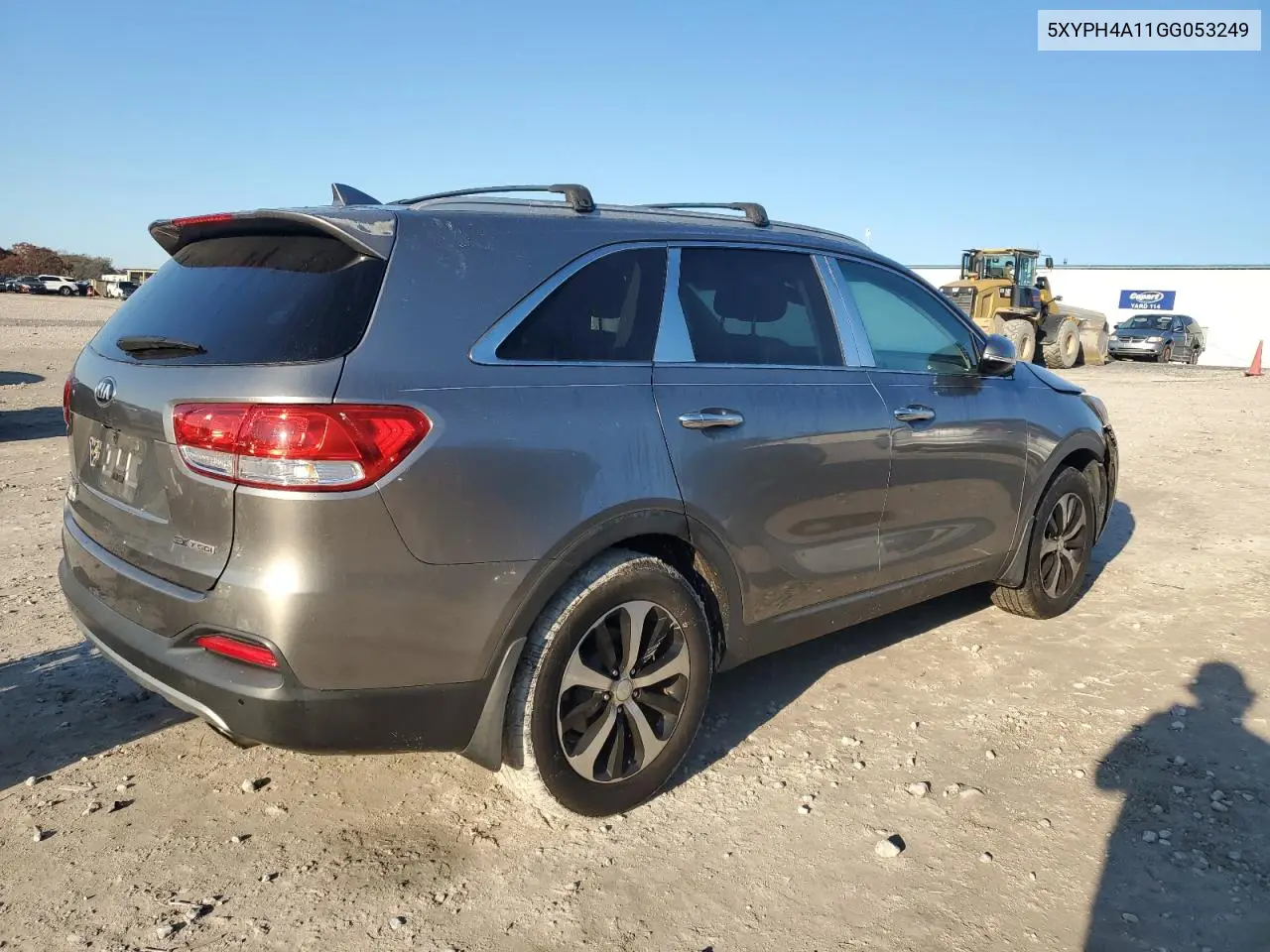 5XYPH4A11GG053249 2016 Kia Sorento Ex