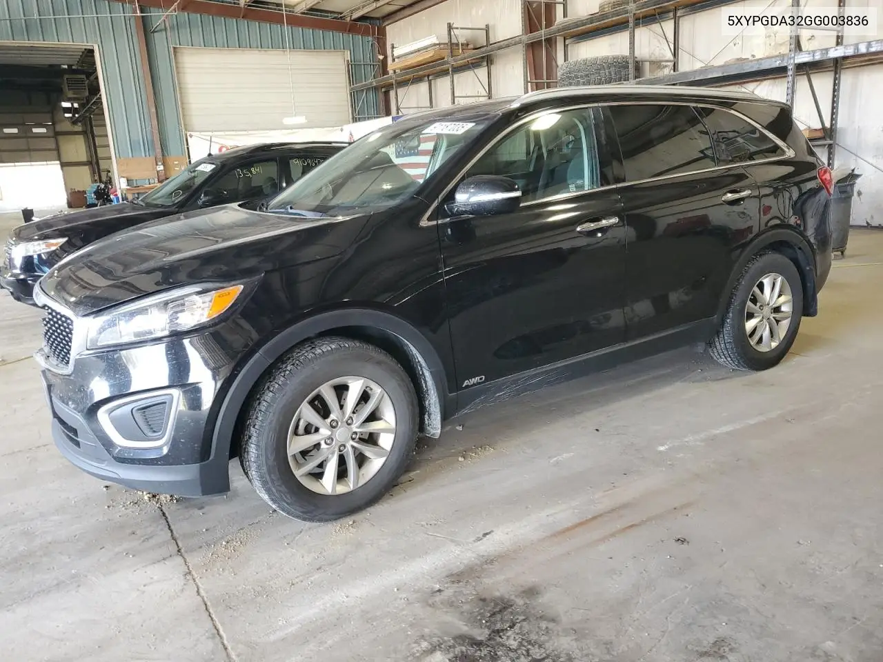5XYPGDA32GG003836 2016 Kia Sorento Lx