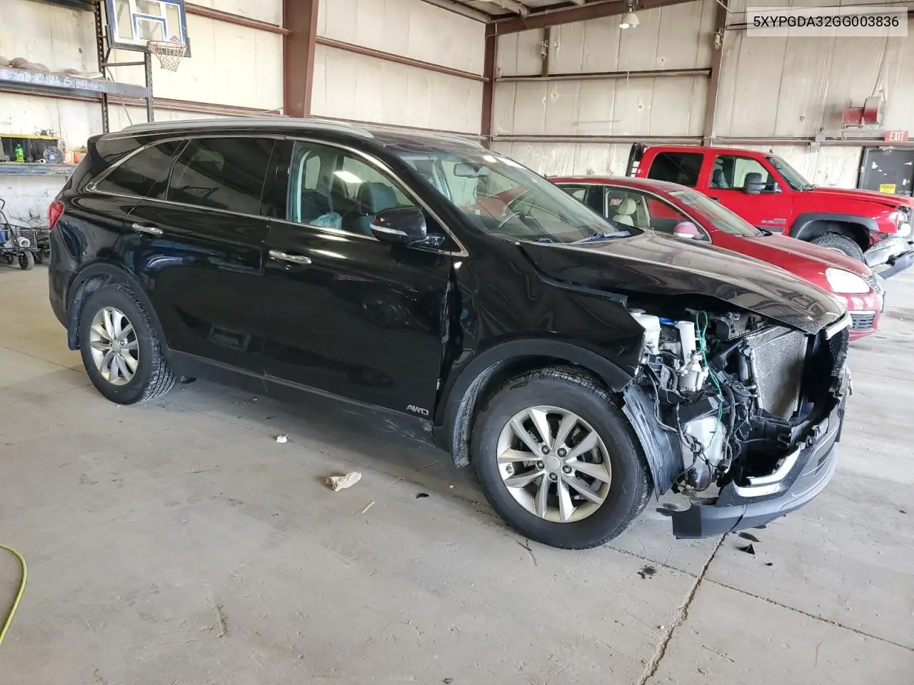 5XYPGDA32GG003836 2016 Kia Sorento Lx