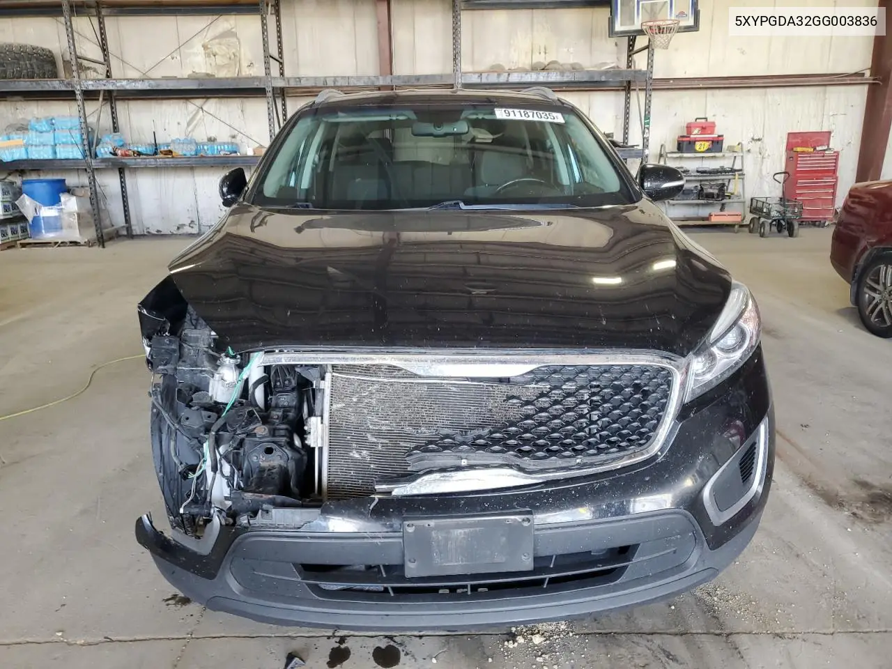 5XYPGDA32GG003836 2016 Kia Sorento Lx