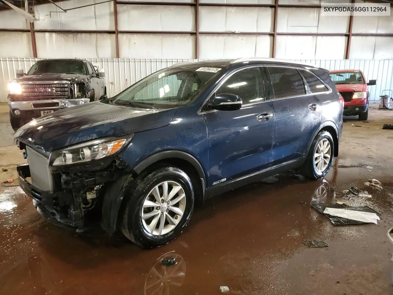5XYPGDA56GG112964 2016 Kia Sorento Lx