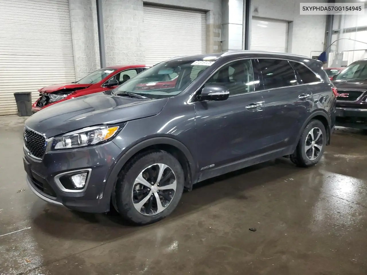 5XYPHDA57GG154945 2016 Kia Sorento Ex