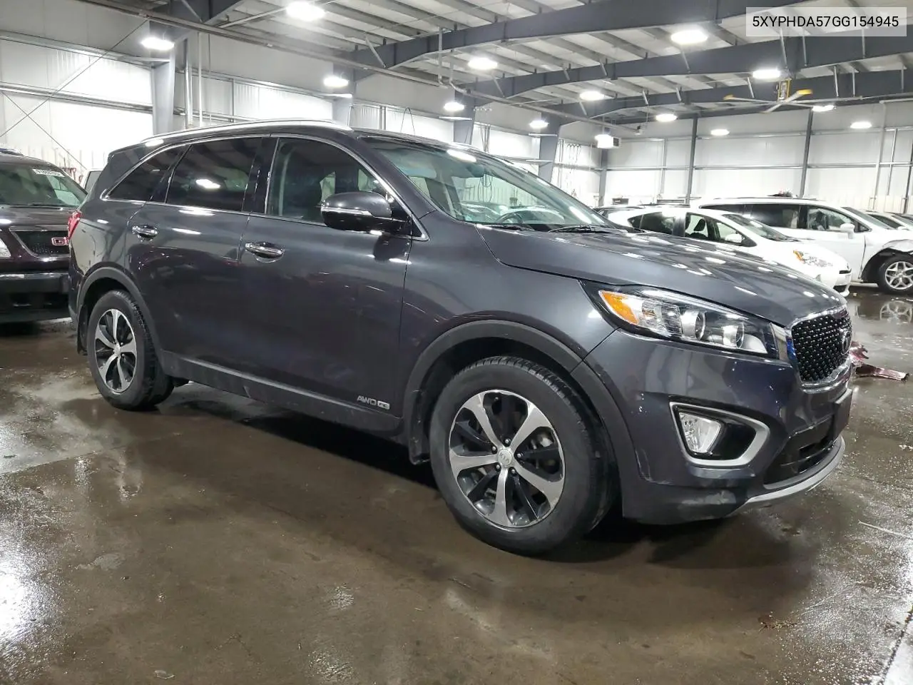 5XYPHDA57GG154945 2016 Kia Sorento Ex