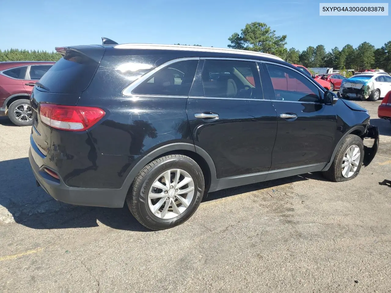 5XYPG4A30GG083878 2016 Kia Sorento Lx