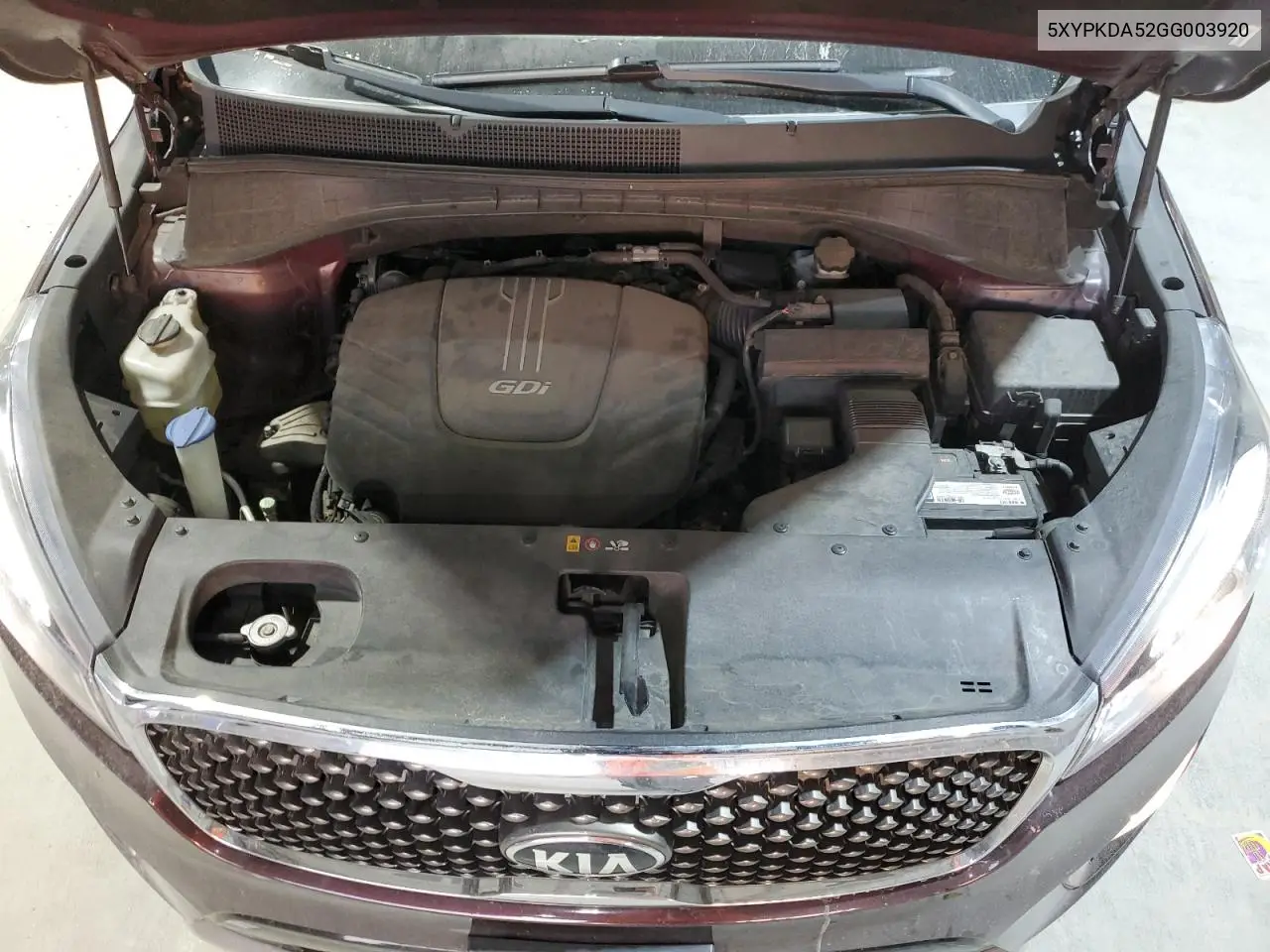 5XYPKDA52GG003920 2016 Kia Sorento Sx