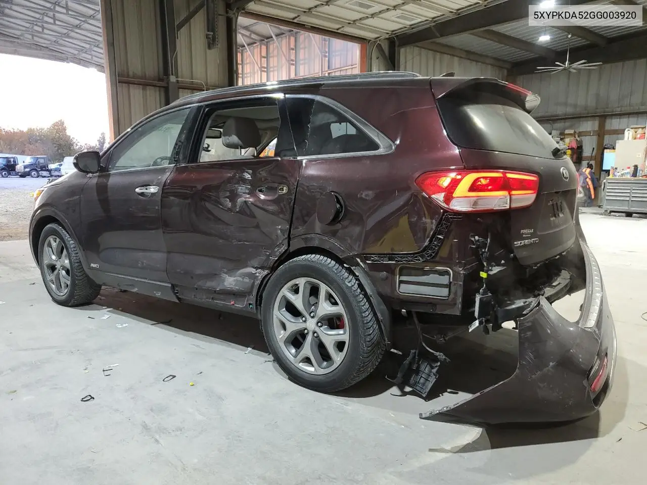 5XYPKDA52GG003920 2016 Kia Sorento Sx