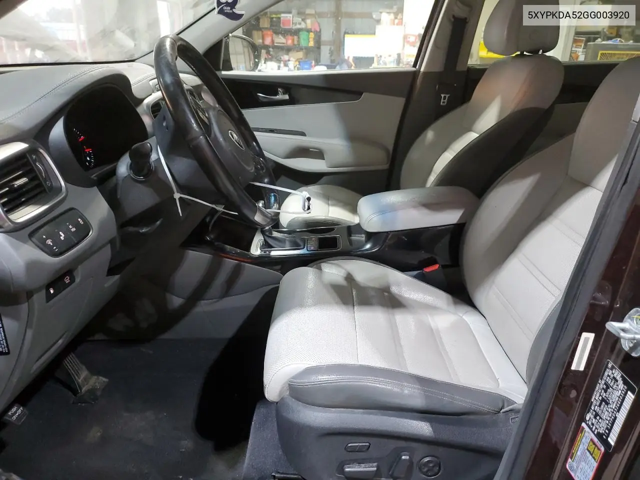 5XYPKDA52GG003920 2016 Kia Sorento Sx