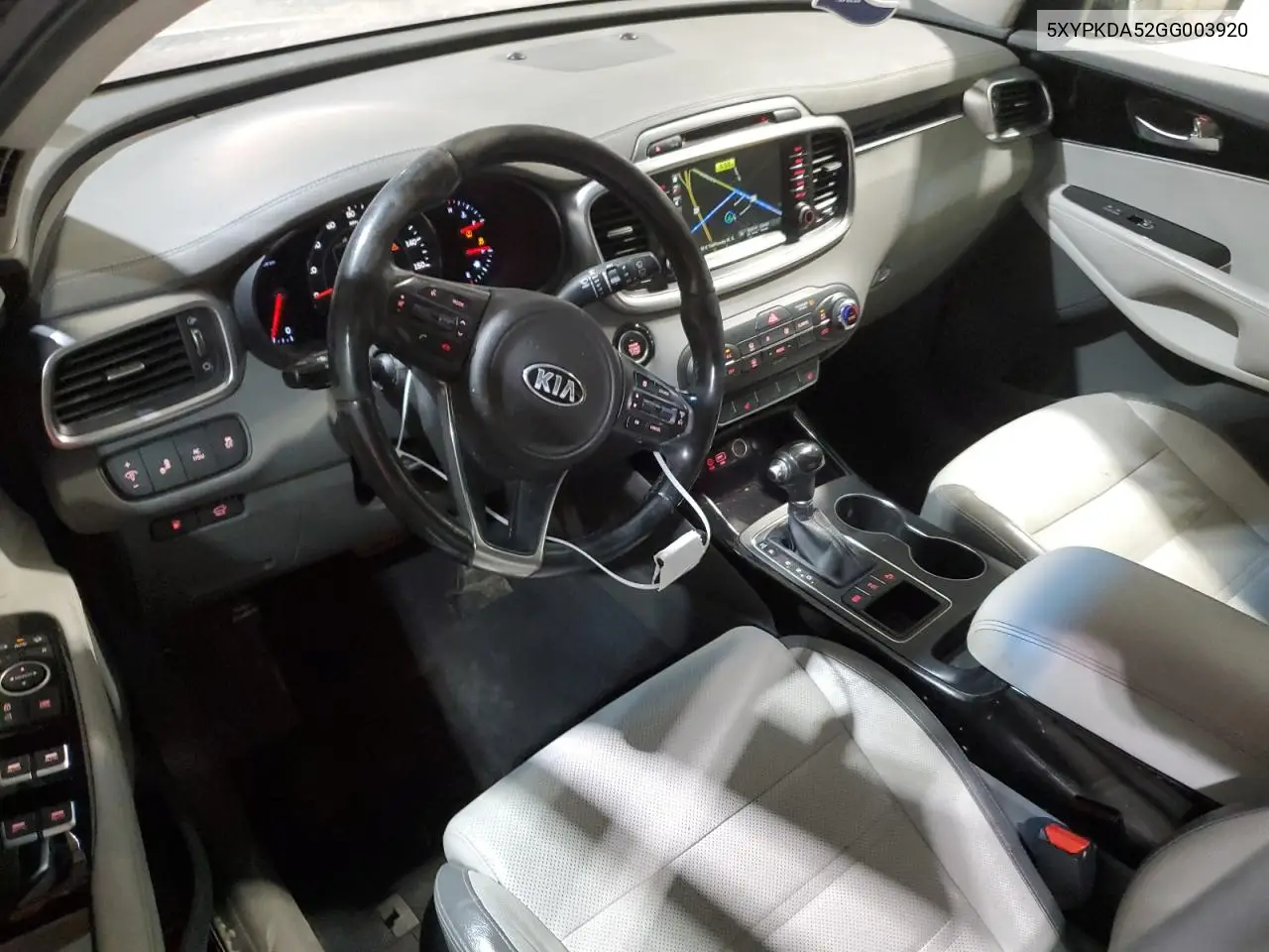 5XYPKDA52GG003920 2016 Kia Sorento Sx